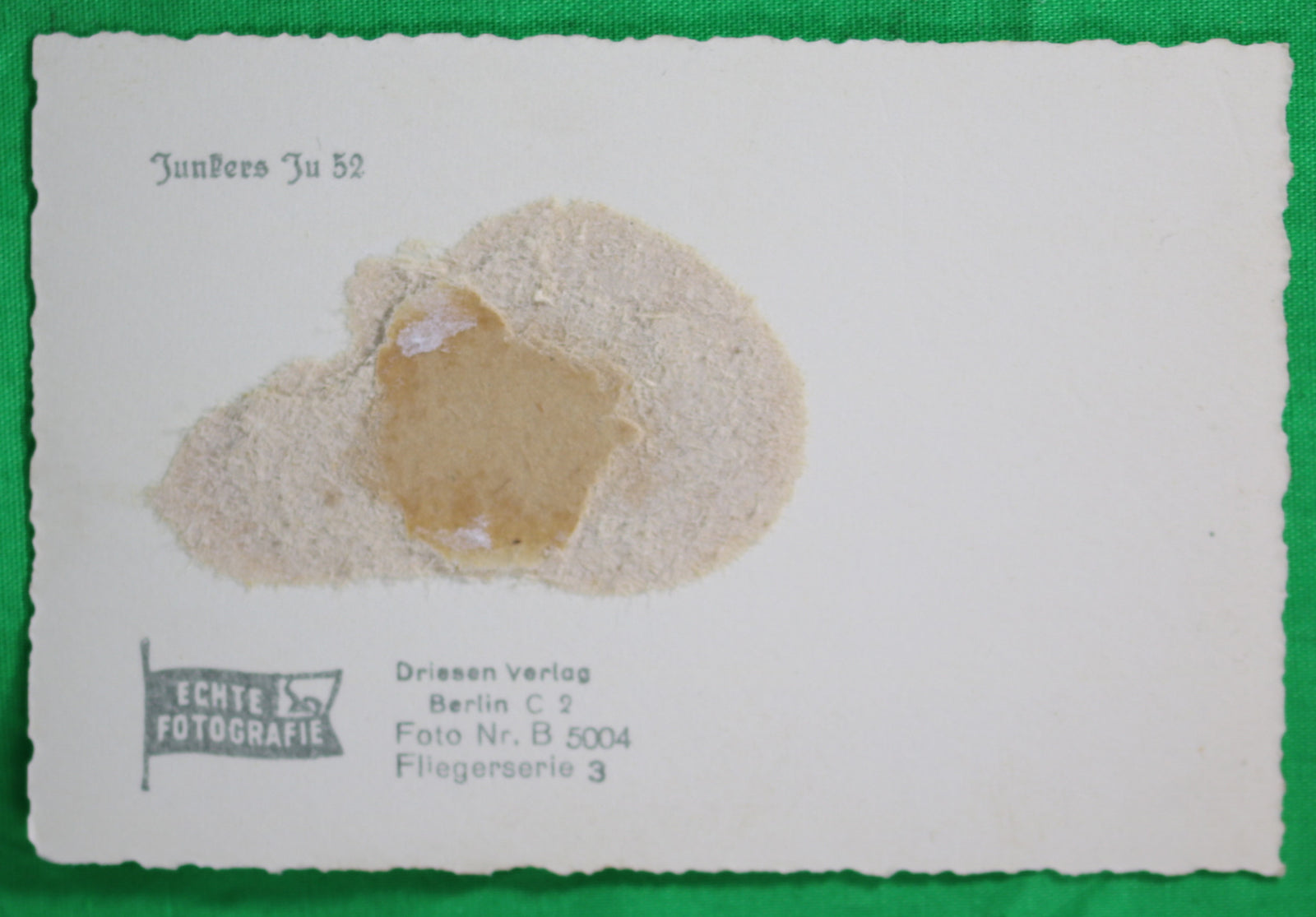 WW2 Propaganda photo of a German Junkers Ju 52 on runway