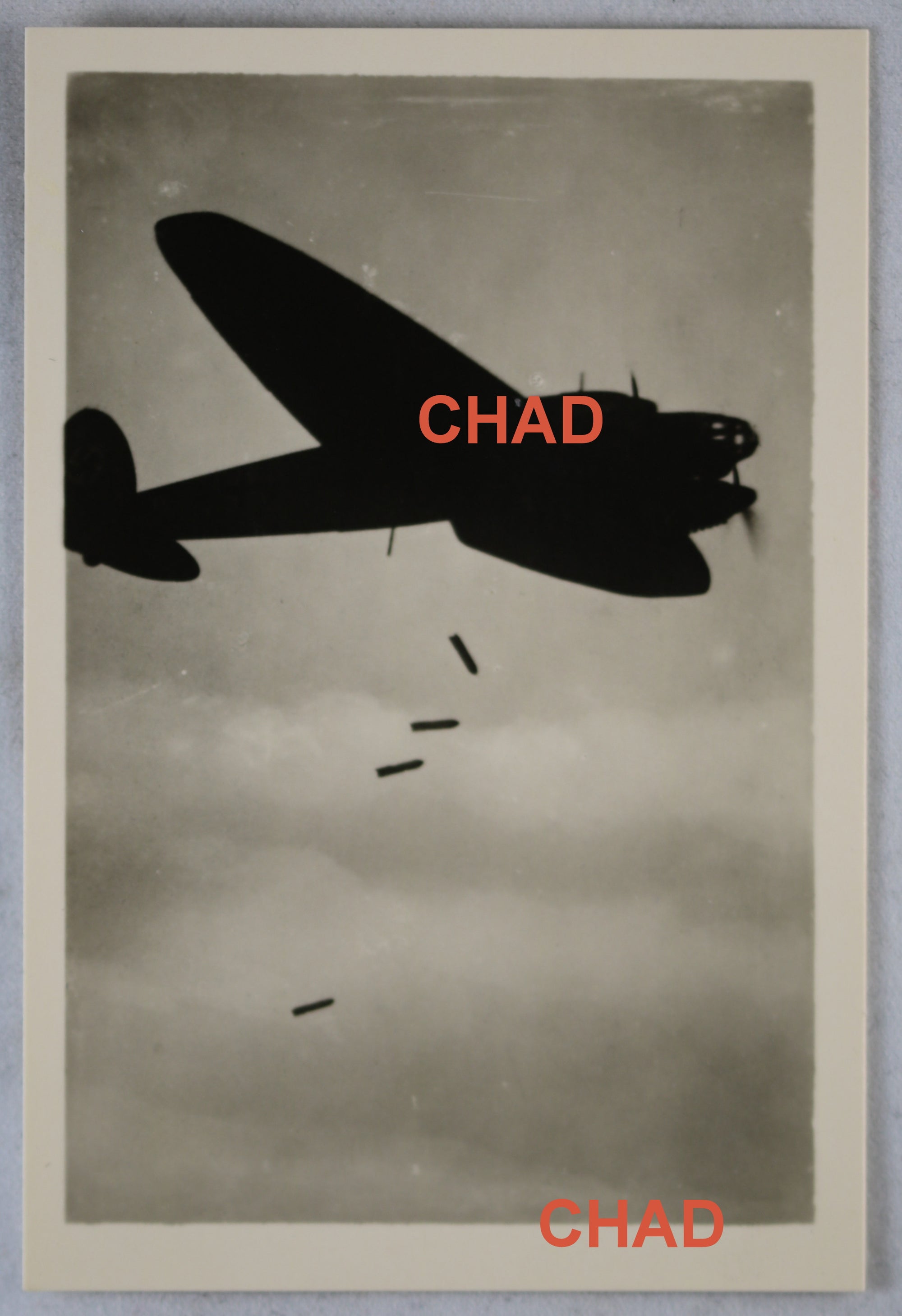 WW2 Schaller propaganda photo of Heinkel dropping bombs