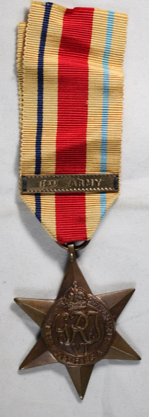 WW2 UK medal - Star of Africa with 8th Army clasp