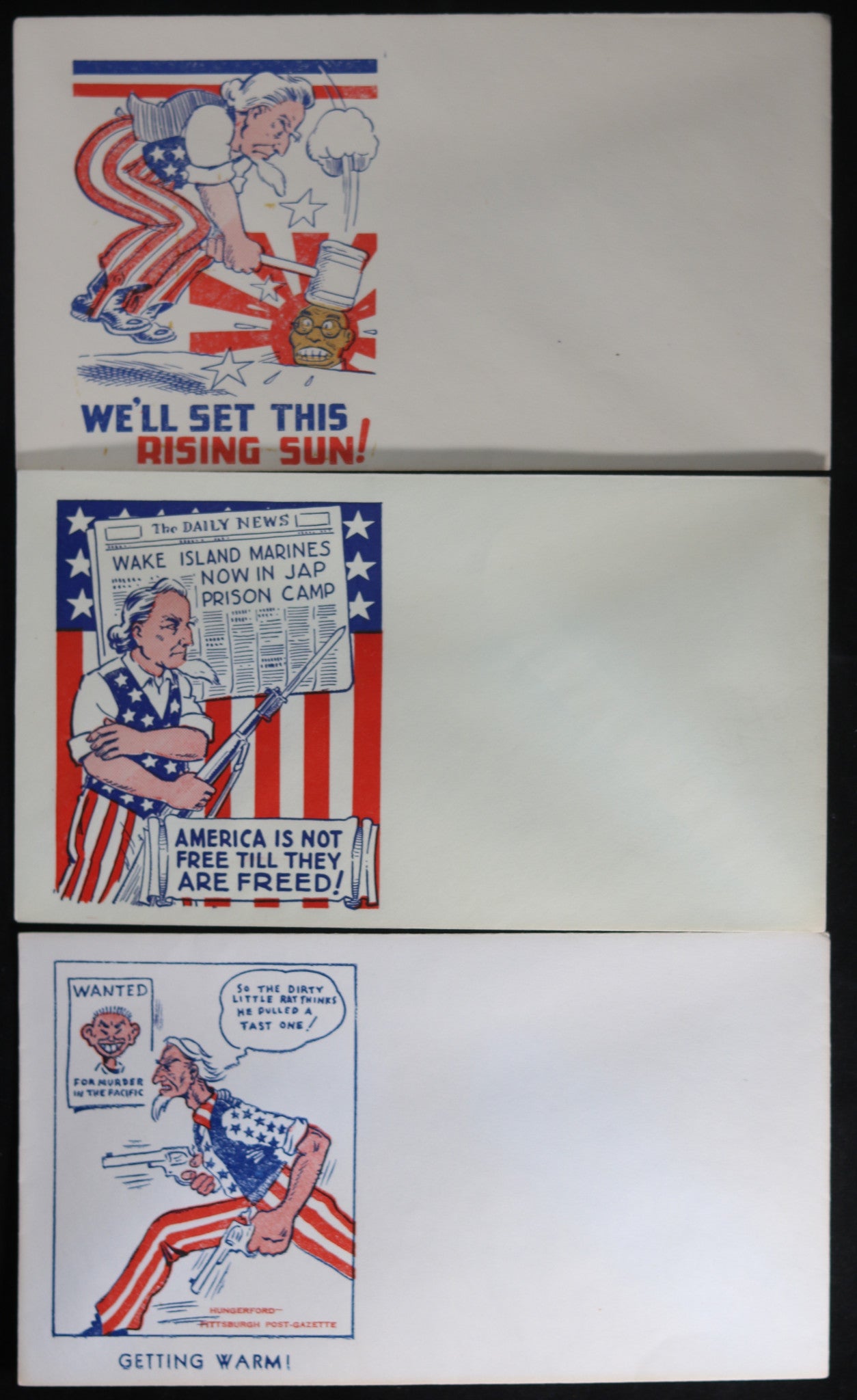 WW2 lot of 8 USA unused patriotic covers WW2 lot of 8 USA unused patriotic covers