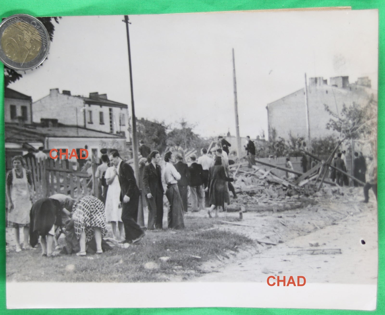 WW2 photo October 1939 'Last days of the defense of Warsaw'
