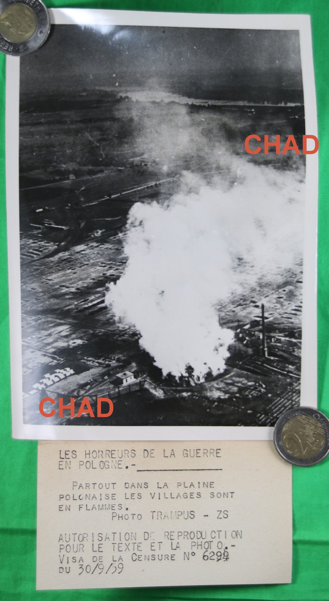 WW2 photo September 1939 ‘Horrors of war in Poland’