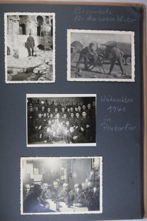 WW2 photo album, German Wehrmacht soldier (Germany France) 1940-42