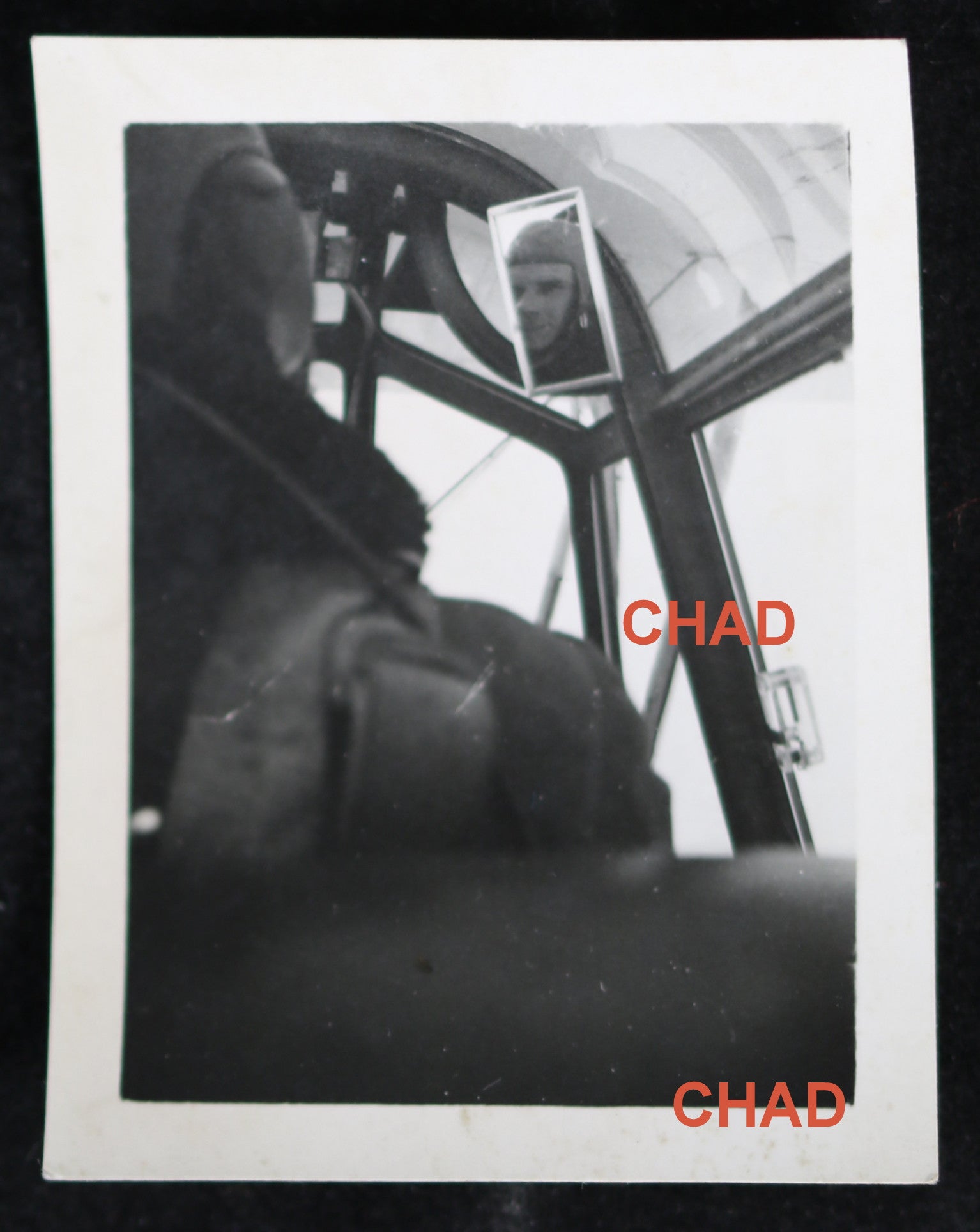 WW2 photo inside German Heinkel 111 cockpit