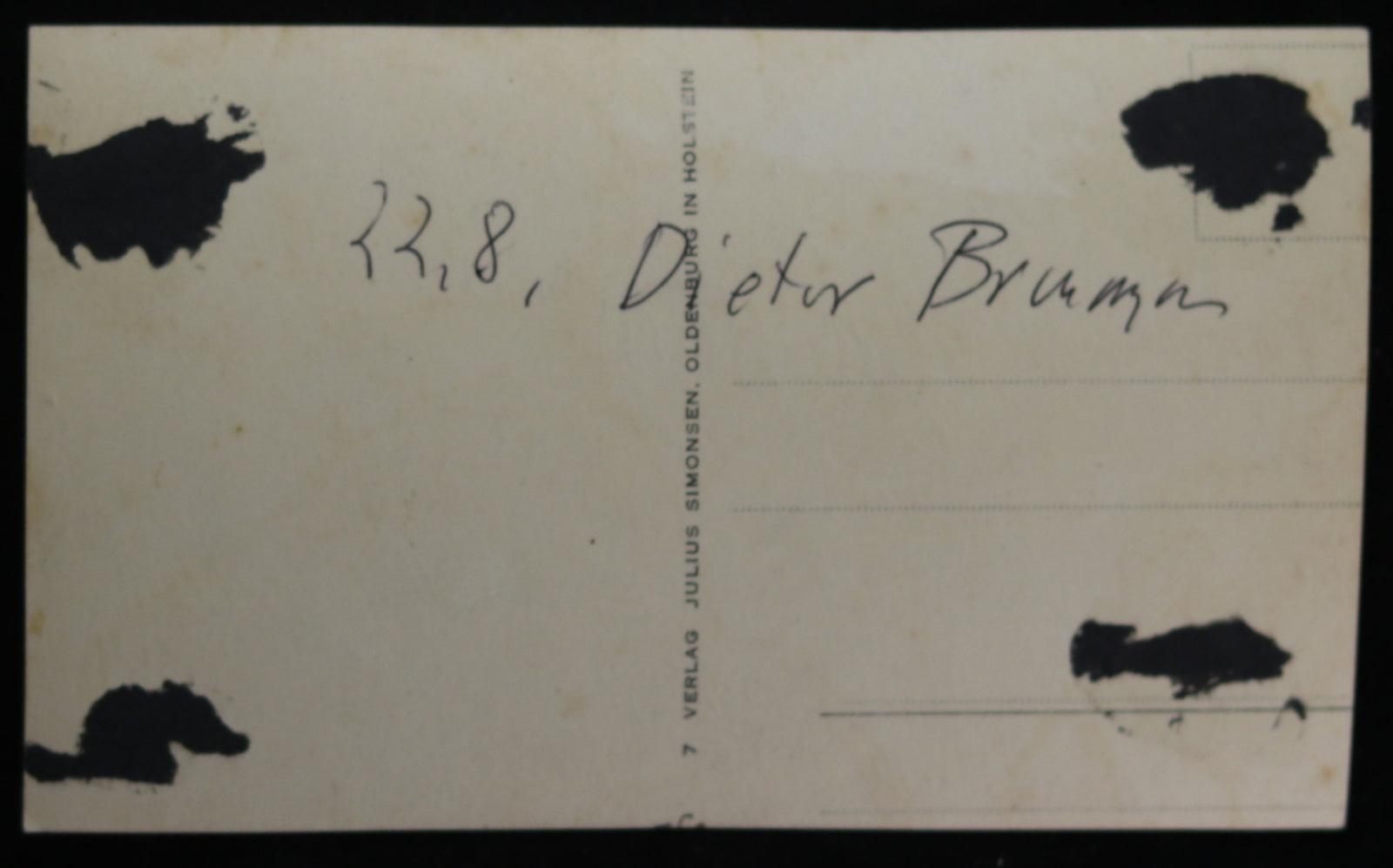 WW2 photo postcard of German Dornier DO-18 flying boat