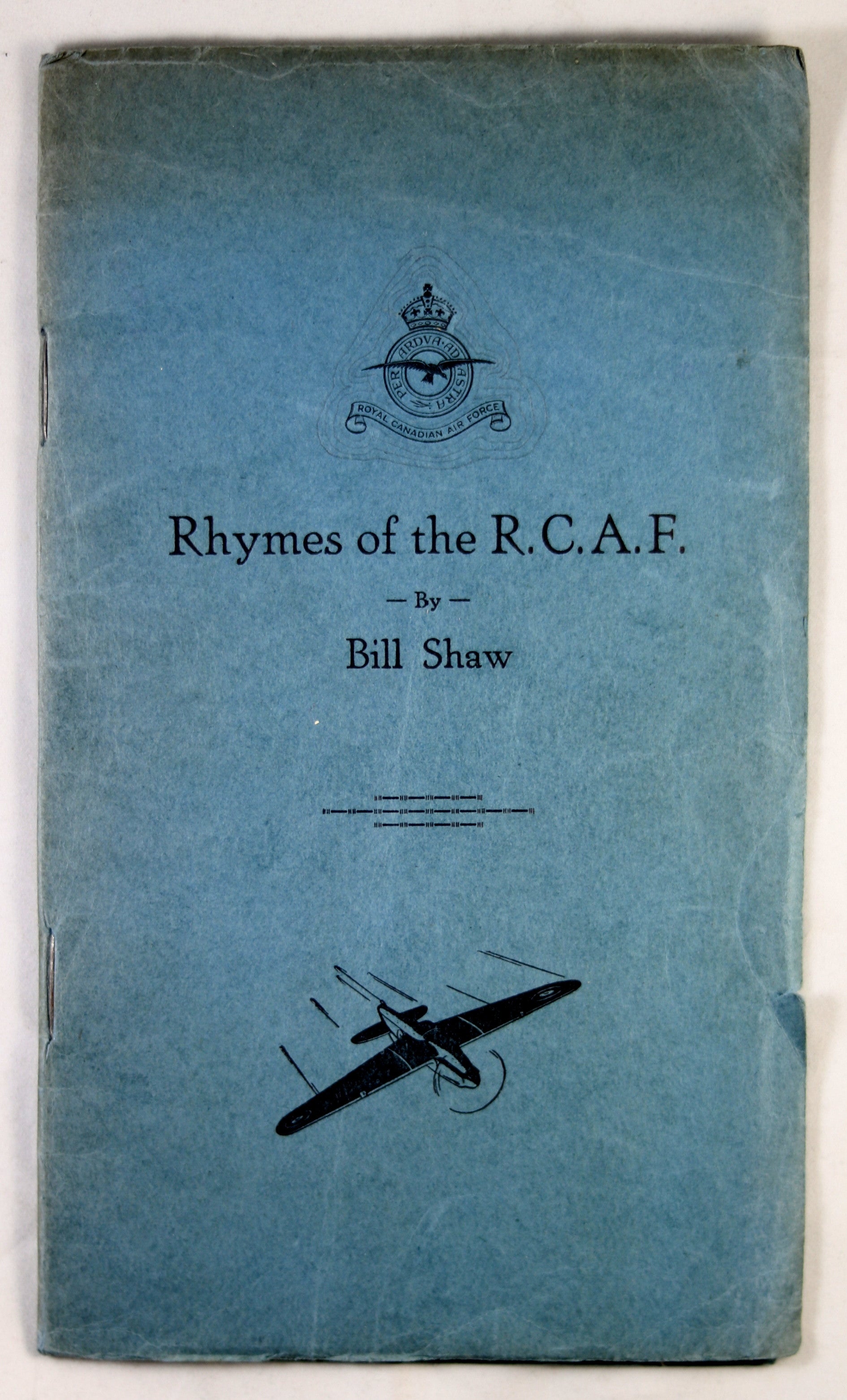 WW2 poetry book ‘Rhymes of the R.C.A.F.’ by Bill Shaw