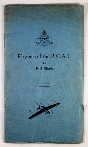 WW2 poetry book ‘Rhymes of the R.C.A.F.’ by Bill Shaw