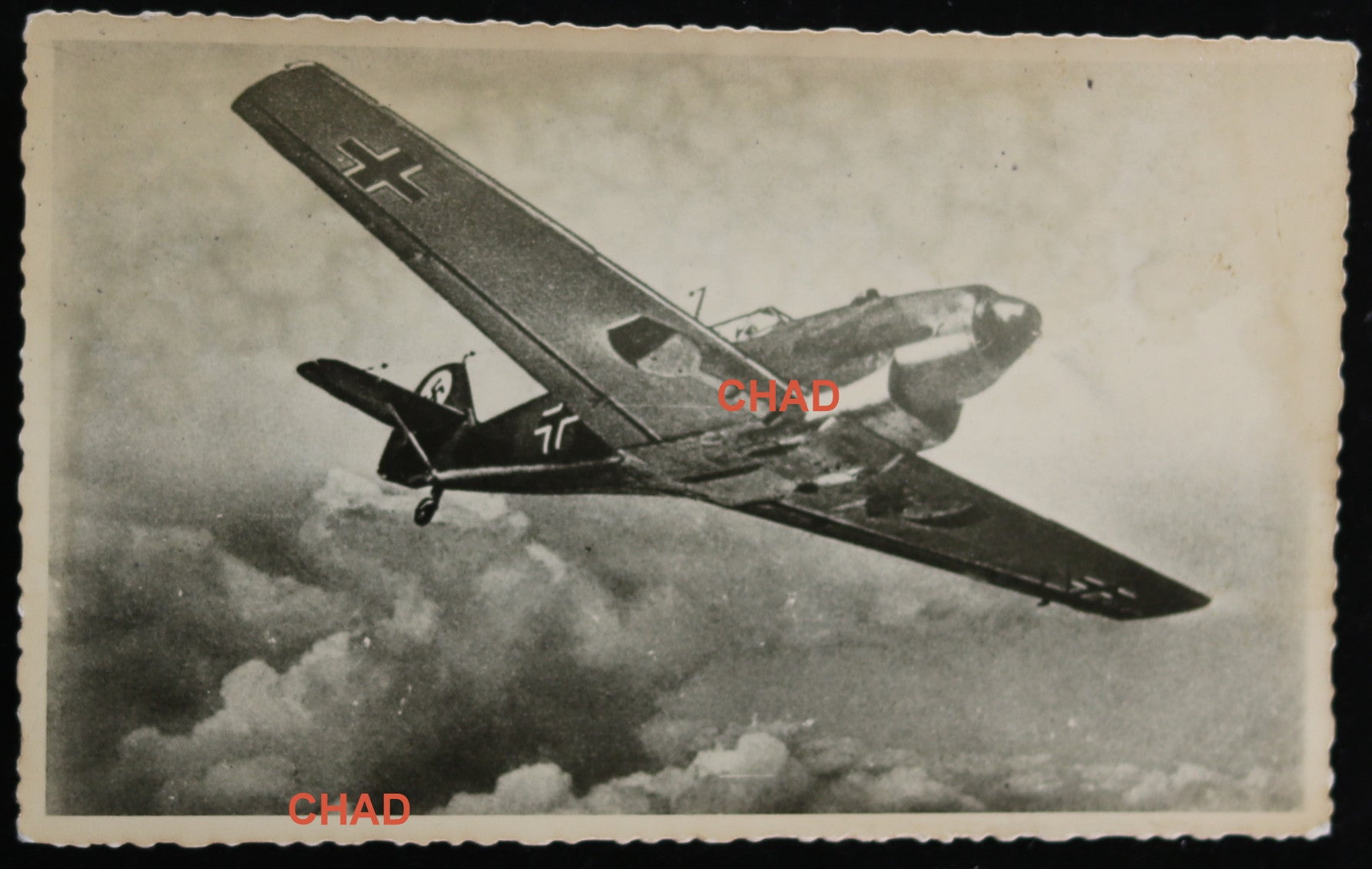 WW2 propaganda photo of German Messerschmidt fighter WW2 propaganda photo of German Messerschmidt fighter