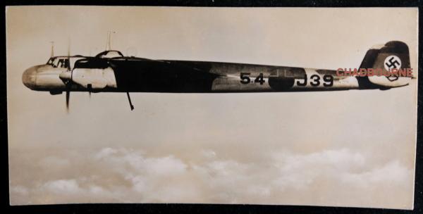 WW2 set of two photo postcards of German planes WW2 set of two photo postcards of German planes