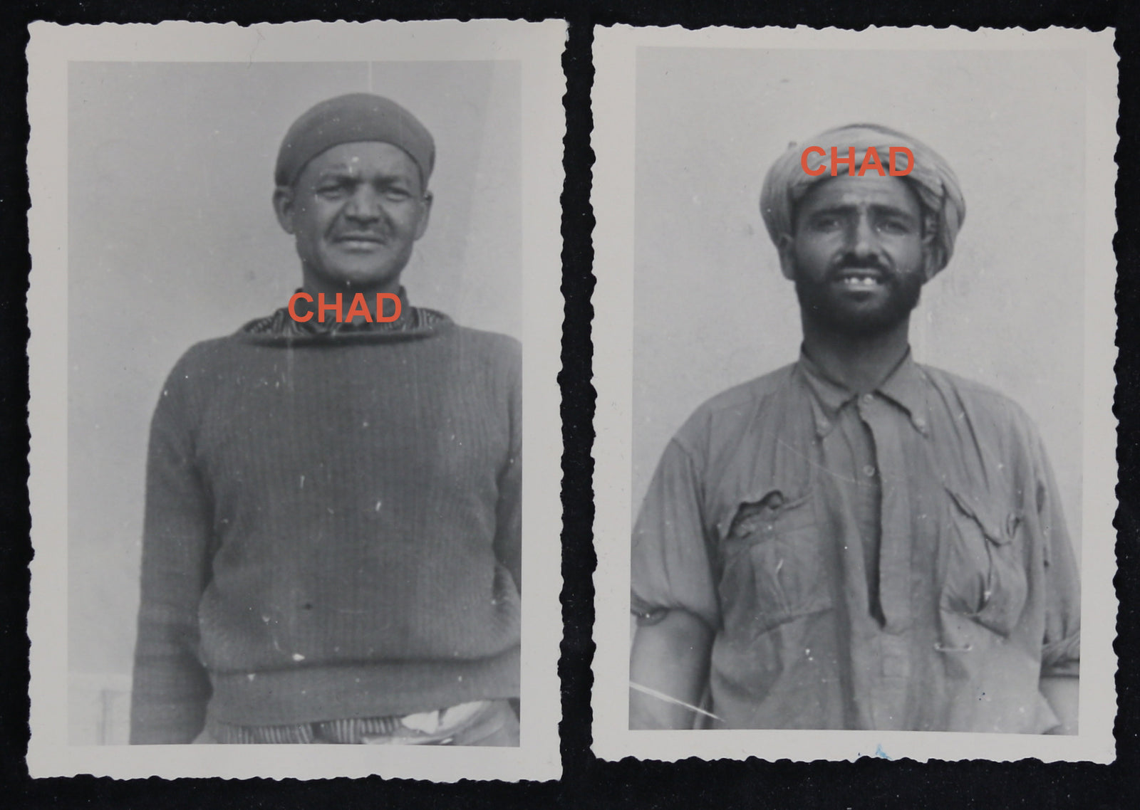 WW2 two German photos of POWs, one of which is a Canadian