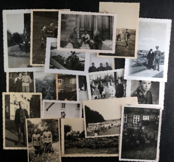 WW2 lot #1 of 23 photos German in uniform Heer, Luftwaffe…