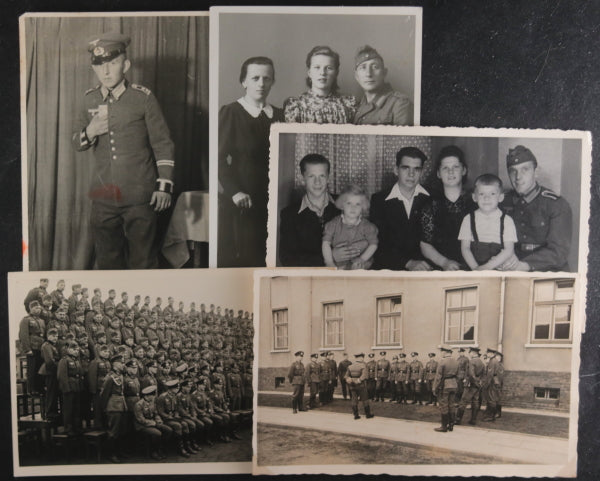 WW2 lot #1 of 23 photos German in uniform Heer, Luftwaffe…