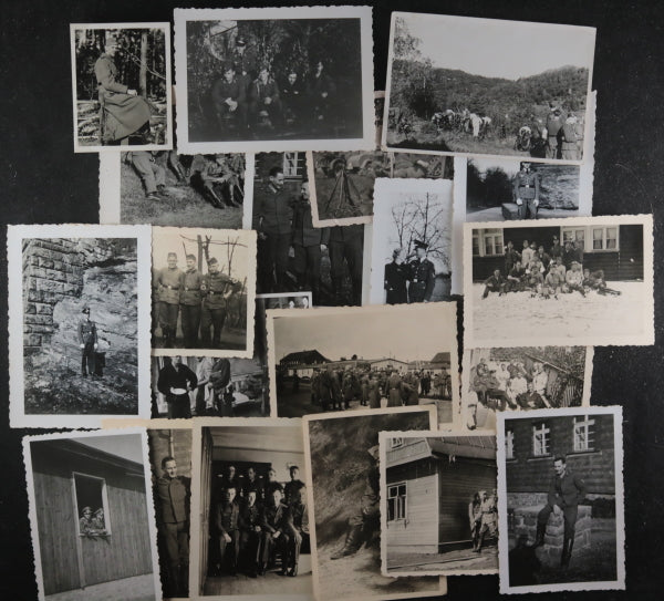 WW2 lot #2 of 23 photos German in uniform Heer, Luftwaffe…