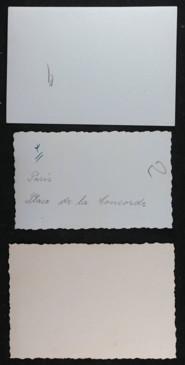 WW2 lot of 3 photos (Germans soldiers, Luftwaffe, Paris)