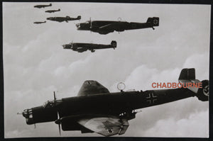 WW2 three propaganda photos of German airplanes