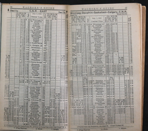 Waghorn's Guide 1928, Rail Timetables and Tourism information Waghorn's Guide 1928, Rail Timetables and Tourism information