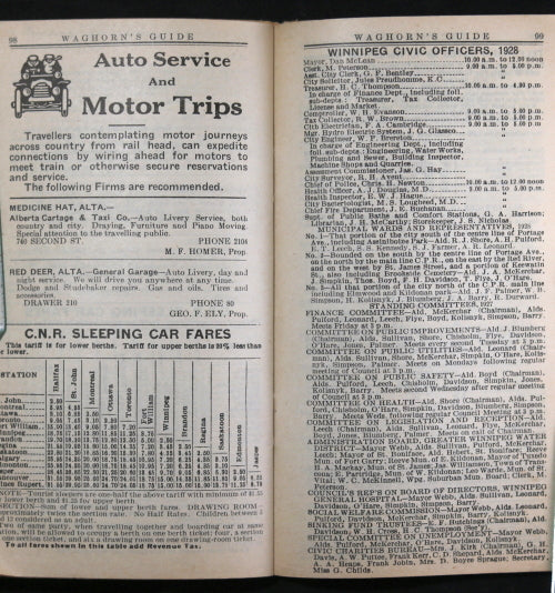 Waghorn's Guide 1928, Rail Timetables and Tourism information Waghorn's Guide 1928, Rail Timetables and Tourism information