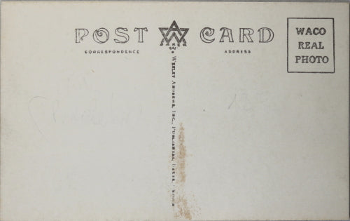 Wesley Andrews photo postcard horse race, Pendleton Oregon  c. 1925-35