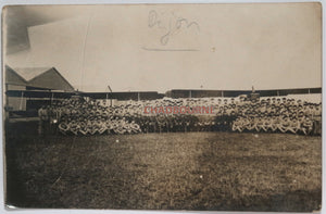 c.1920 CPA photo 32e regiment d’aviation observation aerodrome Dijon