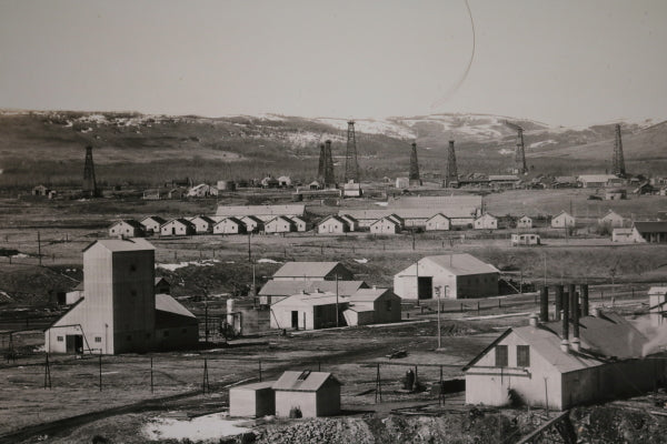 c.1930 Alberta, Frank Halliday photo Turner Valley Royalite Gas Plant 