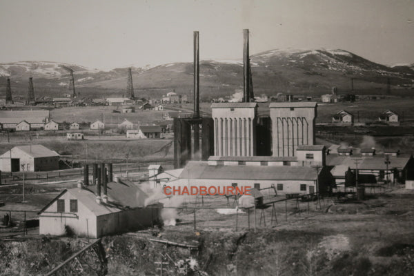 c.1930 Alberta, Frank Halliday photo Turner Valley Royalite Gas Plant